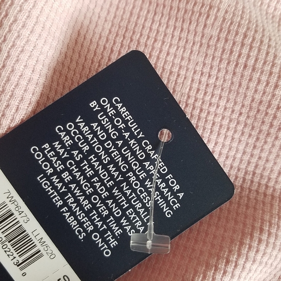 NWT Lucky Brand Pink Long Sleeve Tee Star print Size Small - Picture 8 of 9